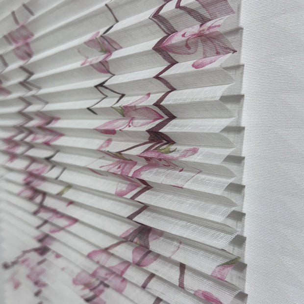 Plicell Lattice Printed 4527 Desenli Tül Plise Perde