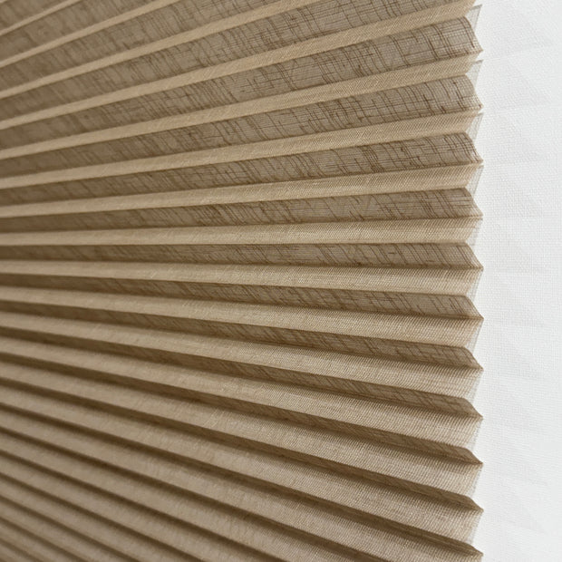 Plicell Lattice 03 - 14 mm Transparan Tül Güneşlik Plise Perde