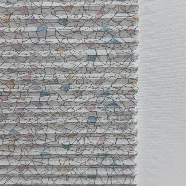 Plicell Lattice Printed 4500 Desenli Tül Plise Perde