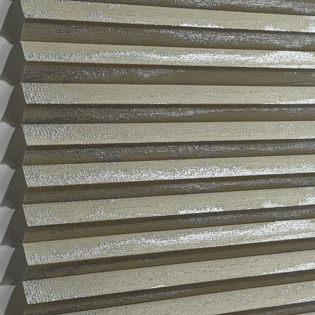 Plicell Mahogany 03 - 20 mm Ahşap Desenli Güneşlik Plise Perde