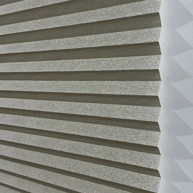 Plicell Walnut 02 - 20 mm Ahşap Dokulu Güneşlik Plise Perde