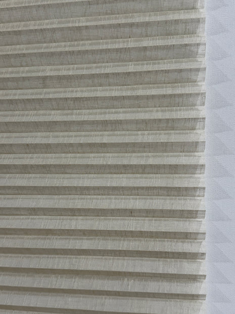 Plicell Lattice 02 - 14 mm Transparan Tül Güneşlik Plise Perde