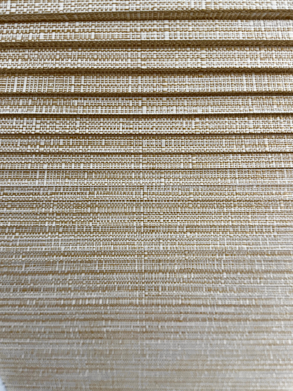 Plicell Straw 01 - 14 mm Hasır Dokulu Güneşlik Plise Perde