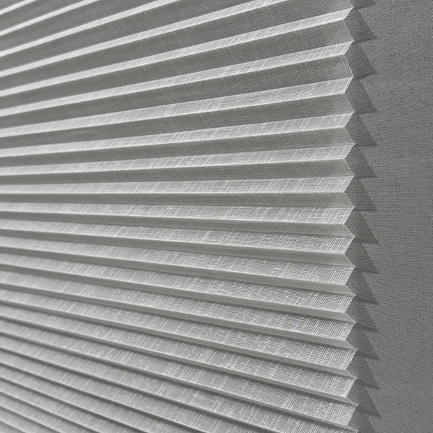 Plicell Lattice 01 - 14 mm Transparan Tül Güneşlik Plise Perde