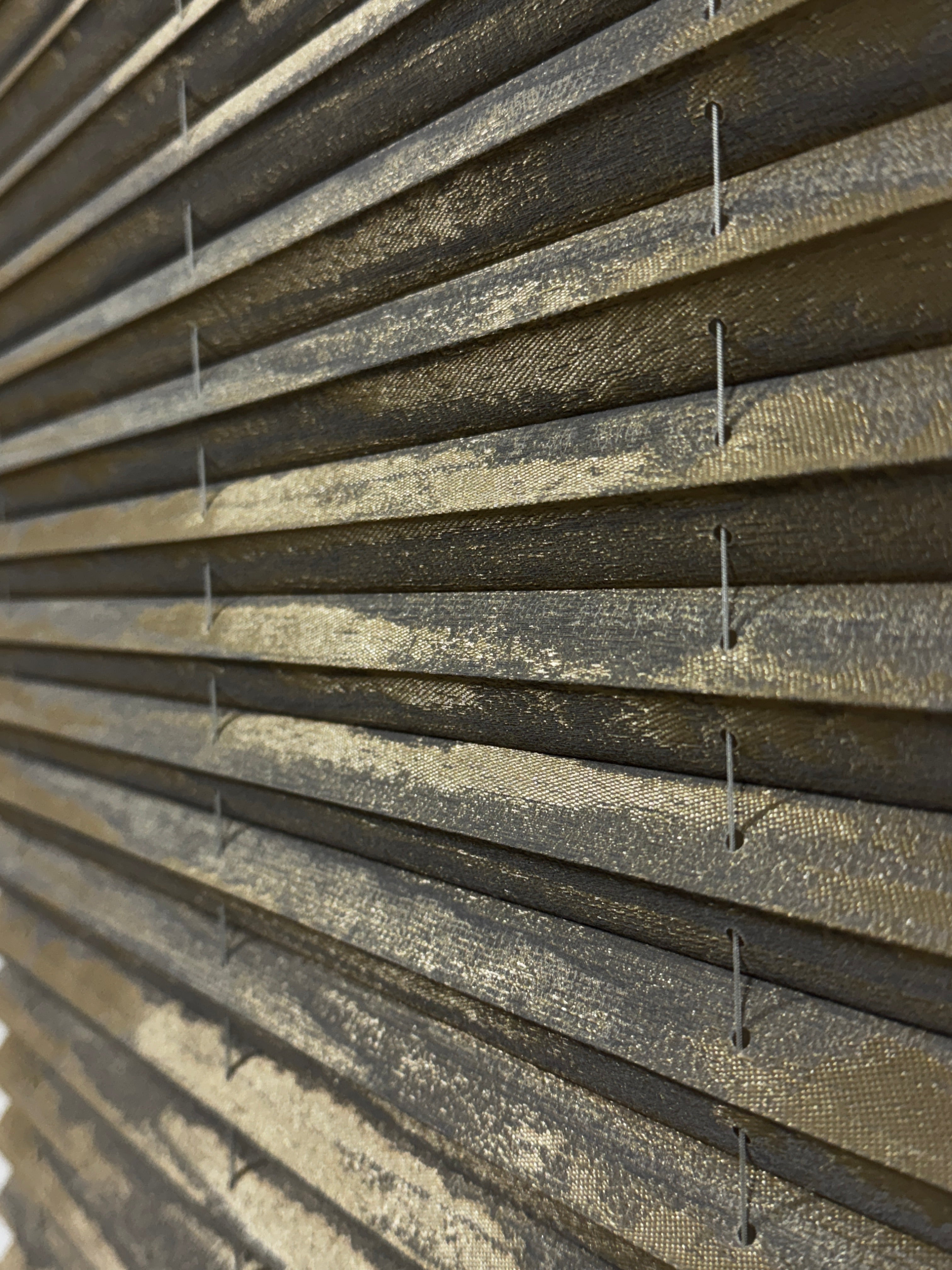 Plicell Mahogany 04 - 20 mm Ahşap Desenli Güneşlik Plise Perde