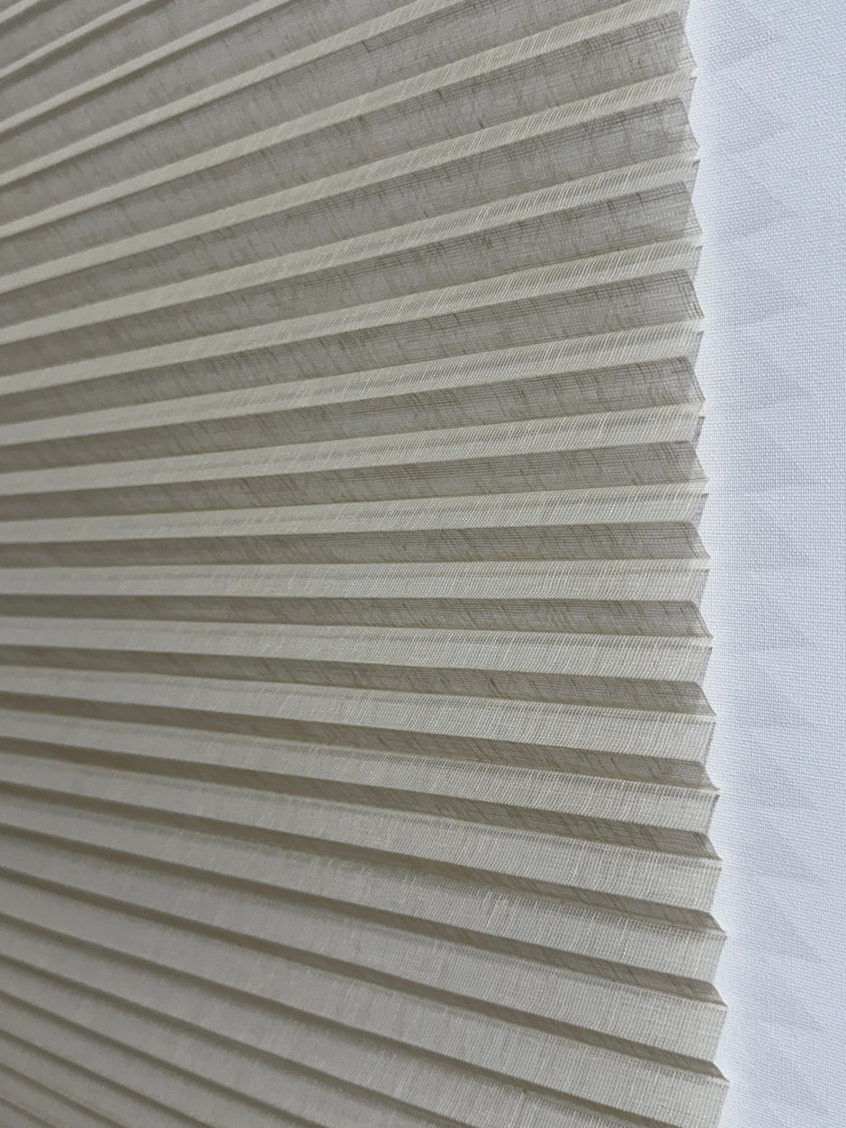 Plicell Lattice 02 - 14 mm Transparan Tül Güneşlik Plise Perde