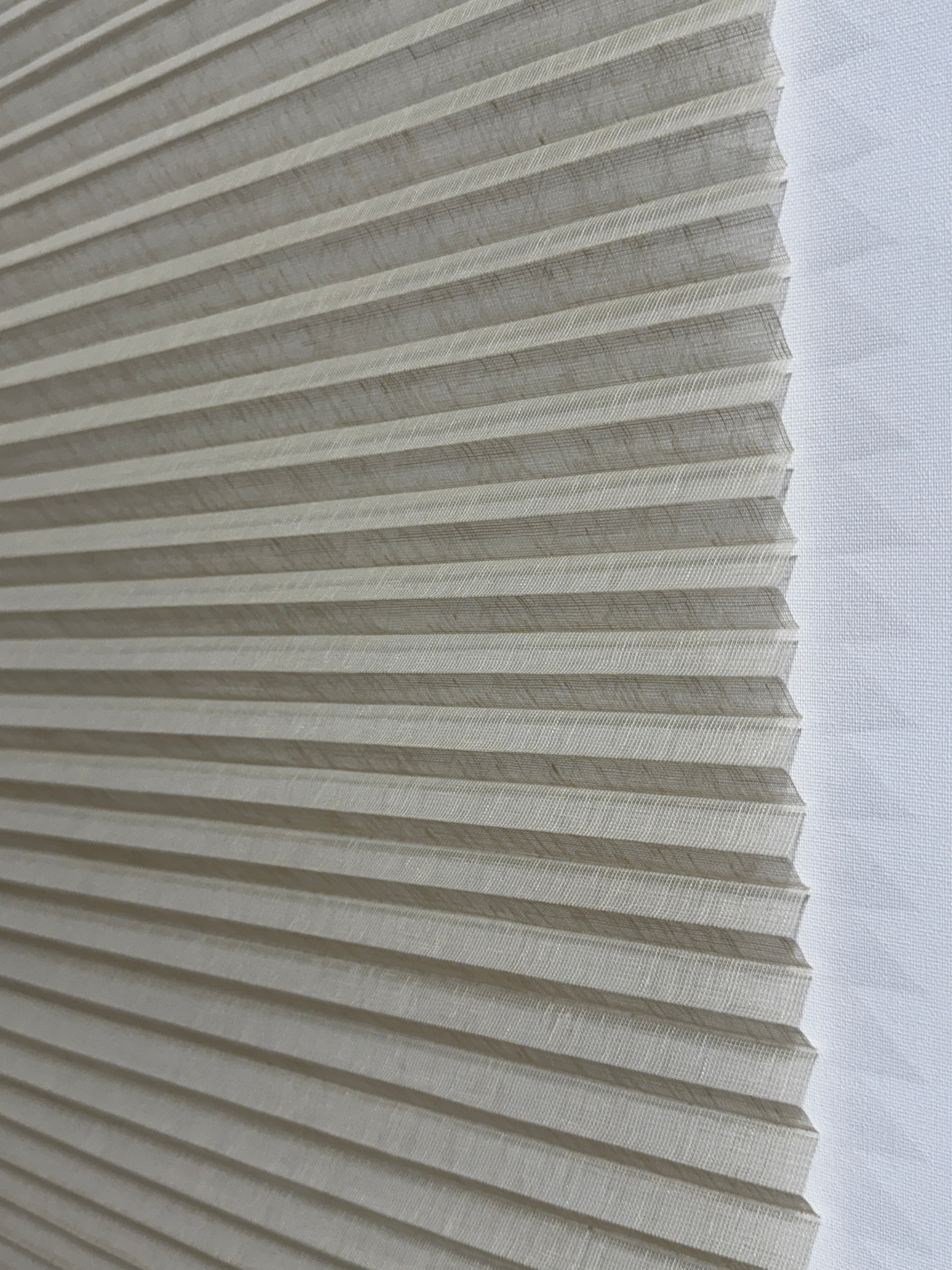 Plicell Lattice 02 - 14 mm Transparan Tül Güneşlik Plise Perde