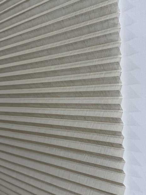 Plicell Lattice 02 - 14 mm Transparan Tül Güneşlik Plise Perde