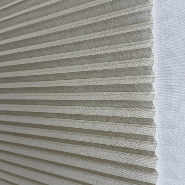 Plicell Lattice 02 - 14 mm Transparan Tül Güneşlik Plise Perde