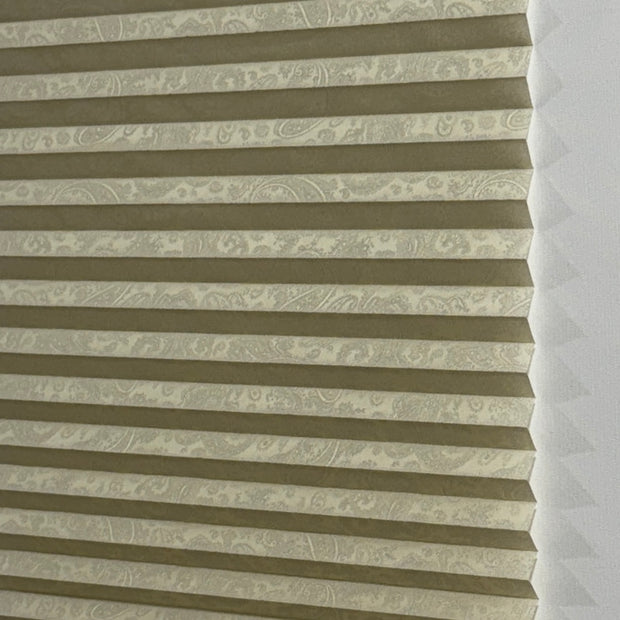 Plicell Morocco 01 - 20 mm – Desenli Güneşlik Plise Perde