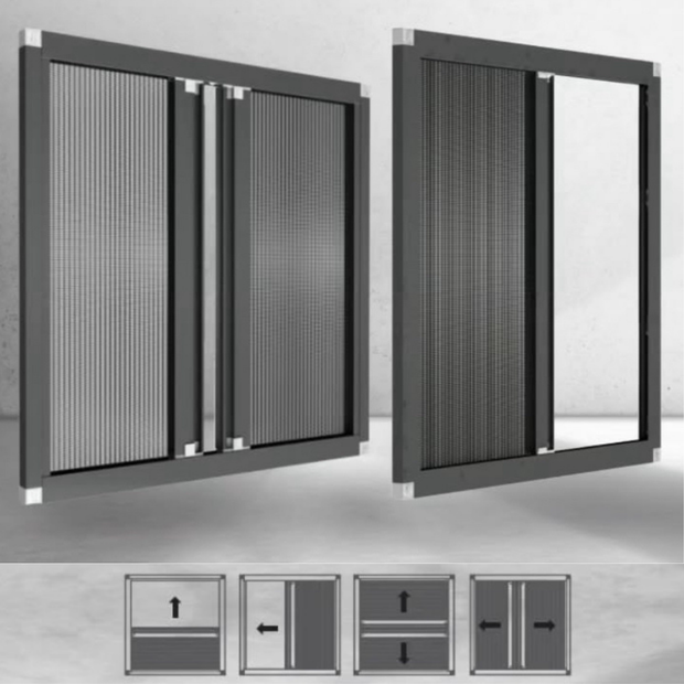 18 mm Sürgülü Sineklik Sistemi