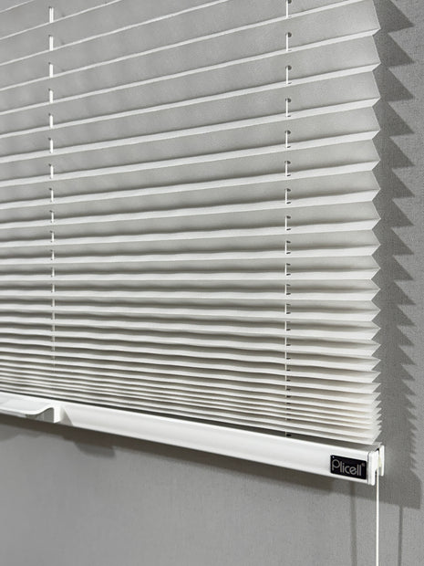 Sun 01 Simli 20 mm Plicell Güneşlik Plise Perde – Işıltılı Doku, 4 Renk Seçeneği