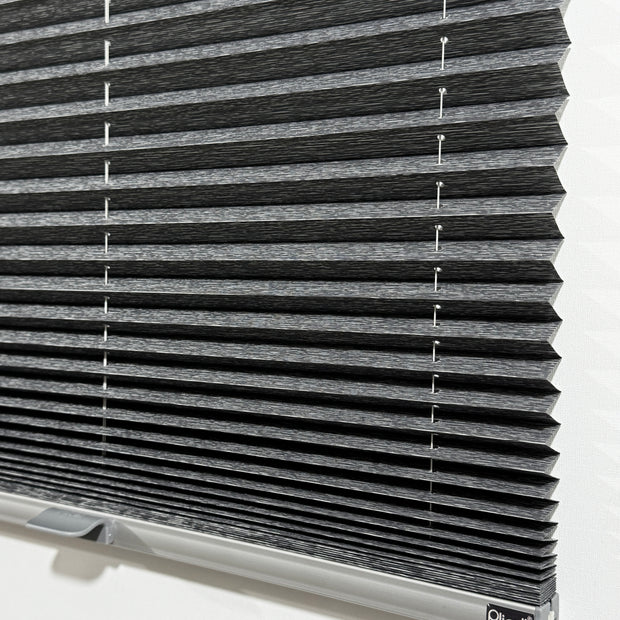 Plicell Walnut 01 - 20 mm Ahşap Dokulu Güneşlik Plise Perde