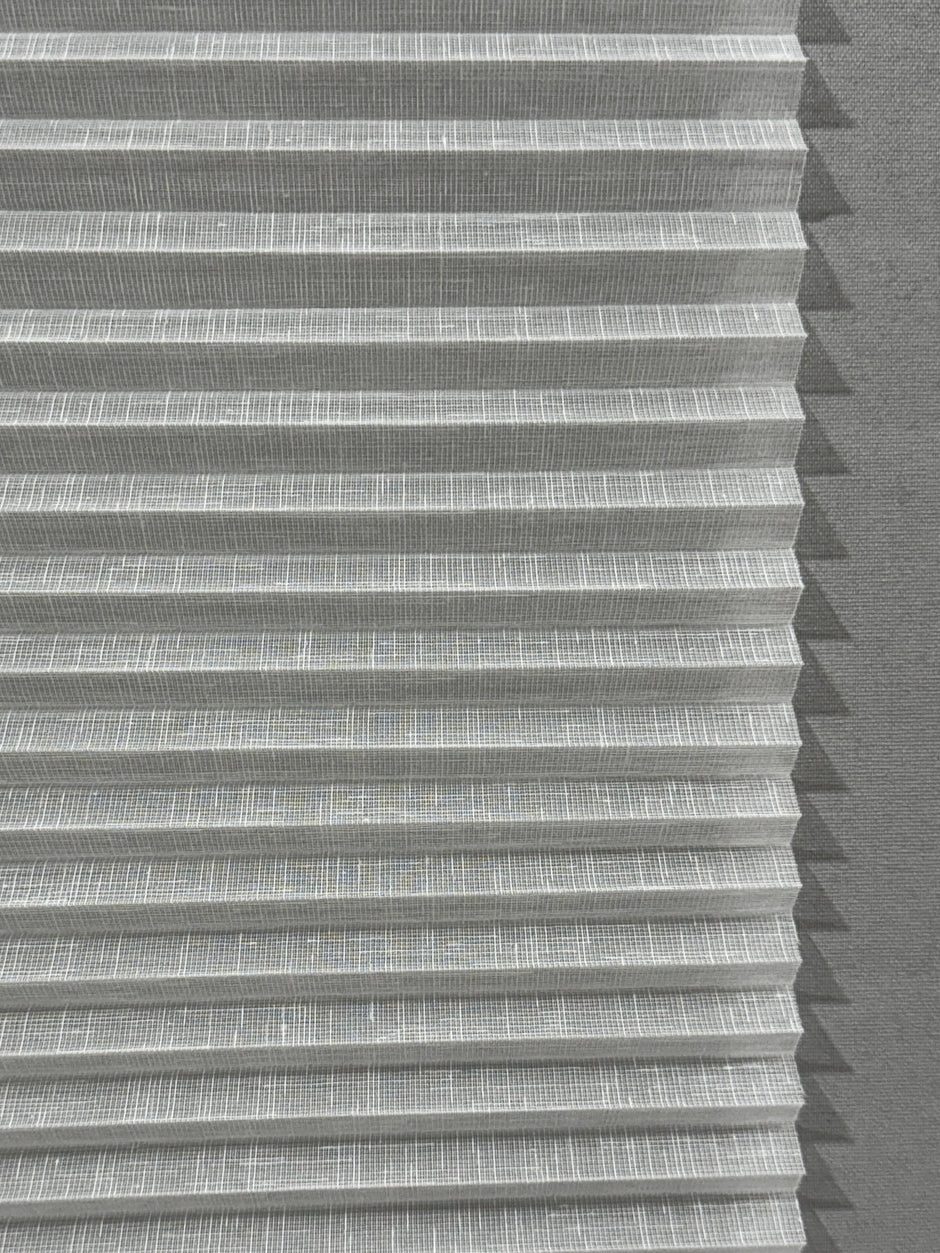 Plicell Lattice 01 - 14 mm Transparan Tül Güneşlik Plise Perde