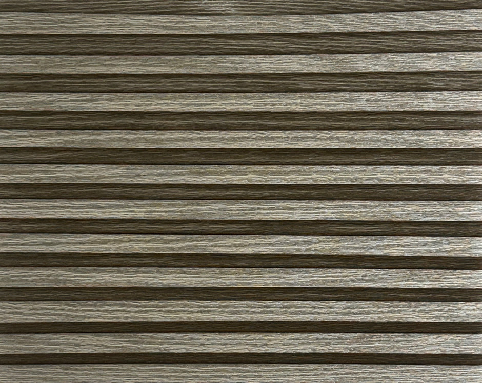 Plicell Walnut 03 - 20 mm Ahşap Dokulu Güneşlik Plise Perde