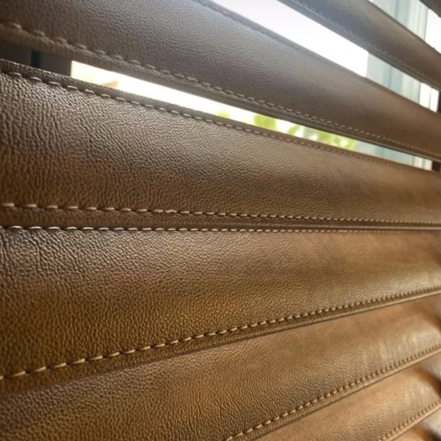 50 mm Deri Jaluzi Perde – Lüks Görünüm, Fonksiyonel Kullanım